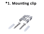 LED Bar Module Mounting Clip set